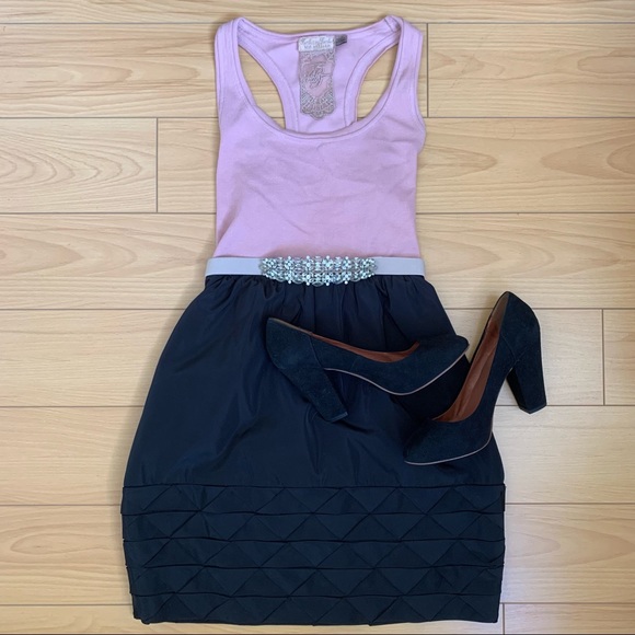 NWOT BCBGMaxAzria Jeweled Elastic Belt - size OS - Picture 3 of 9